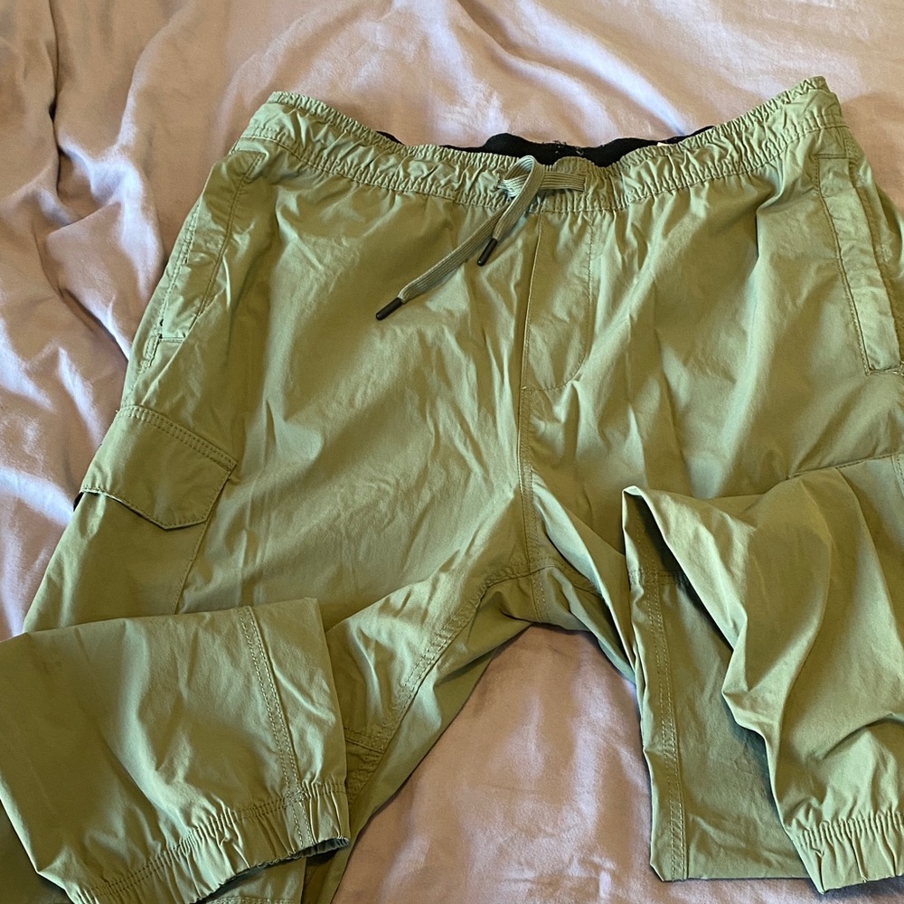H&M Light Olive Cargo Joggers